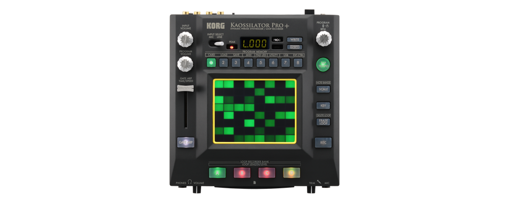 Новинки NAMM: динамический фразовый синтезатор/рекордер лупов Korg Kaossilator Pro+ | A&T Trade