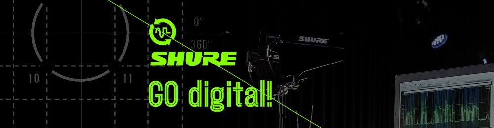 Старт акции «Go Digital» по бренду Shure! | A&T Trade