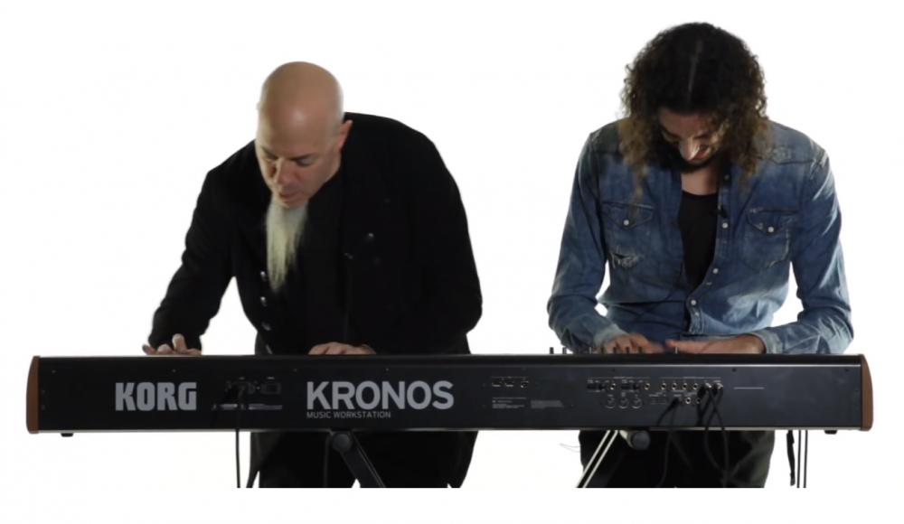 Jordan Rudess и Marco Parisi играют на KORG KRONOS в четыре руки | A&T Trade