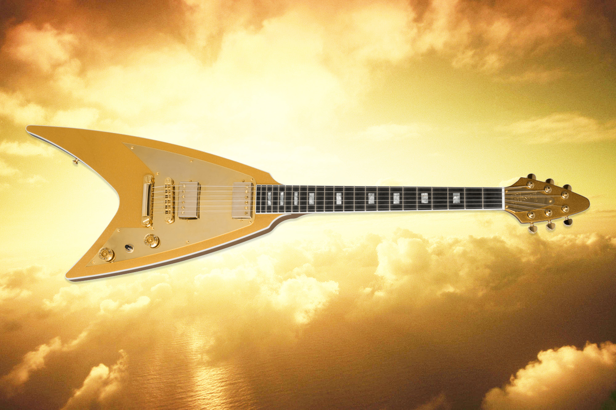 Gibson Modern Flying V - новая ступень летящей стрелы | A&T Trade