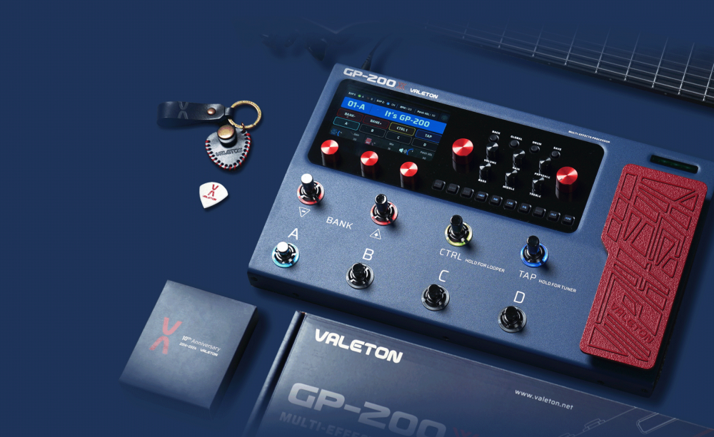 GP-200X: юбилейный выпуск в честь десятилетия Valeton | A&T Trade GP-200X: юбилейный выпуск в честь десятилетия Valeton | A&T Trade