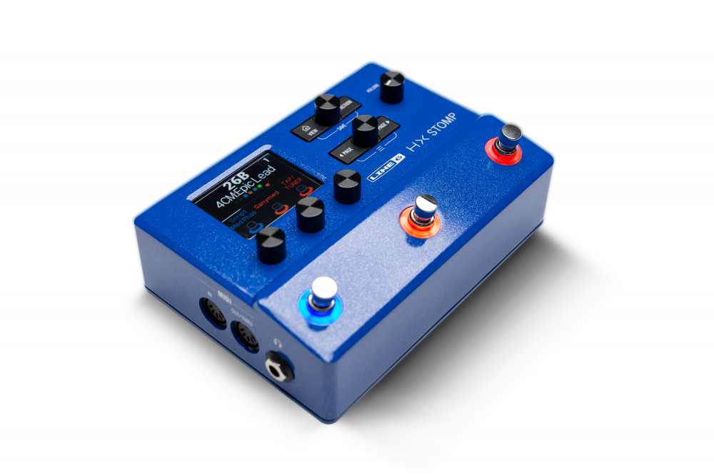 LINE 6 HX STOMP Blue - ОГРАНИЧЕННАЯ СЕРИЯ ПРОЦЕССОРОВ | A&T Trade LINE 6 HX STOMP Blue - ОГРАНИЧЕННАЯ СЕРИЯ ПРОЦЕССОРОВ | A&T Trade